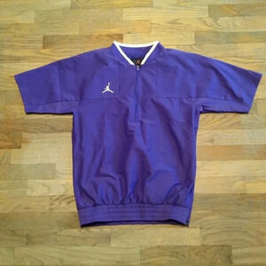 Air Jordan Team Lightweight SS Coaches Jacket Purple X-Small